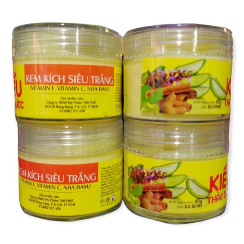 Kem Kích Siêu Trắng Kiều Thảo Dược