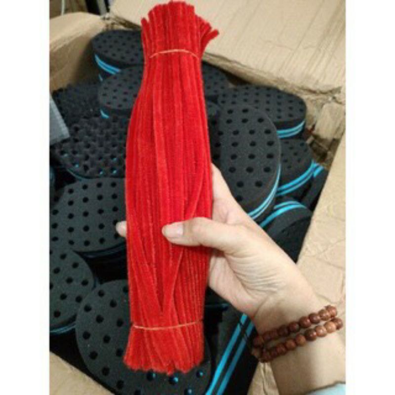 Dây kẽm nhung uốn tóc con sâu