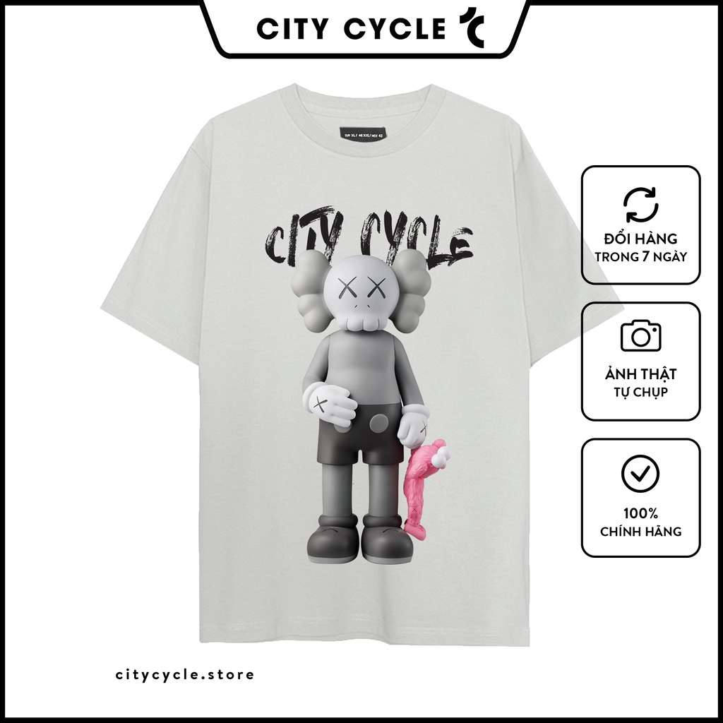 Áo thun tay lỡ Kaw gone form rộng City Cycle - Áo thun oversize Unisex chính hãng Local Brand full tem mác cotton | BigBuy360 - bigbuy360.vn