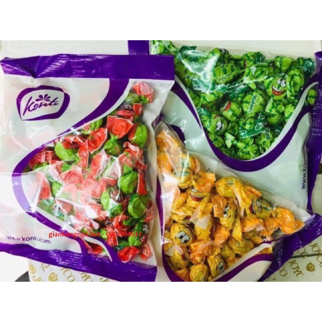 Kẹo dẻo trái cây của Nga hiệu Konti 250g,1kg