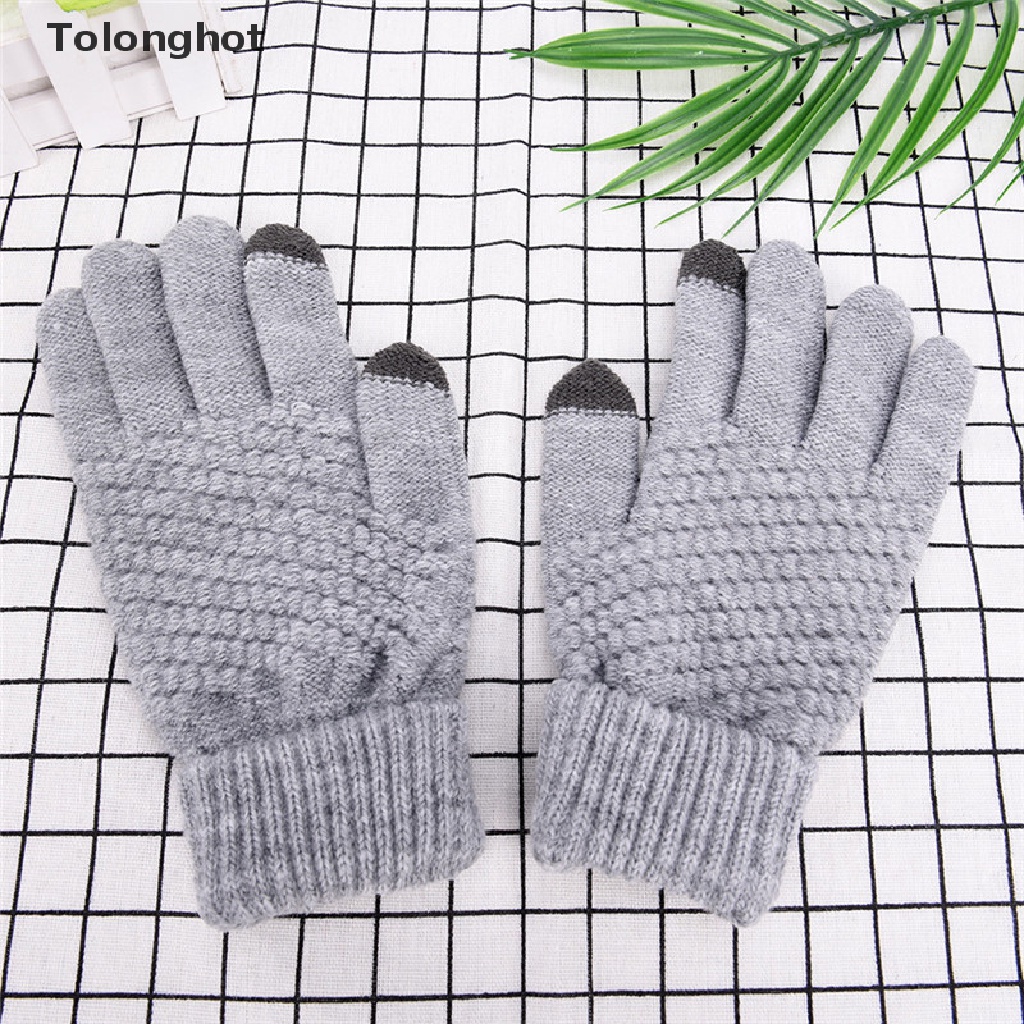 Găng Tay Len Giữ Ấm Mùa Đông Cho Nam Nữ