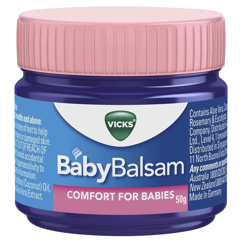 Dầu bôi ấm ngực Vicks Baby Balsam (50g)