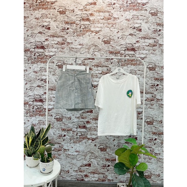 Chân Váy Ngắn Túi Hộp Phối Sọc | BigBuy360 - bigbuy360.vn