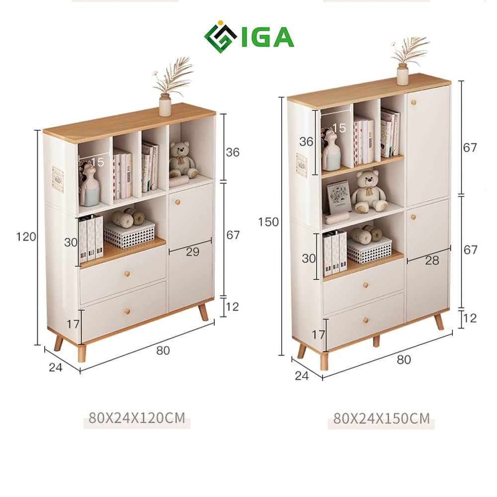 Kệ sách để sàn thông minh, tủ để đồ đa năng trang trí home decor phong cách hàn quốc- GP167/ GP168