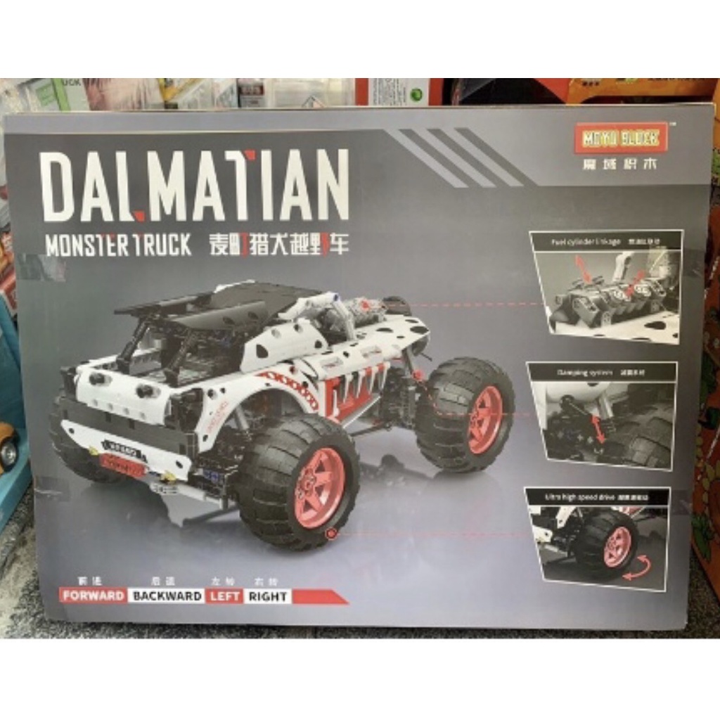 Xếp Hình Monster Truck Có Điều Khiển Moyu 88006