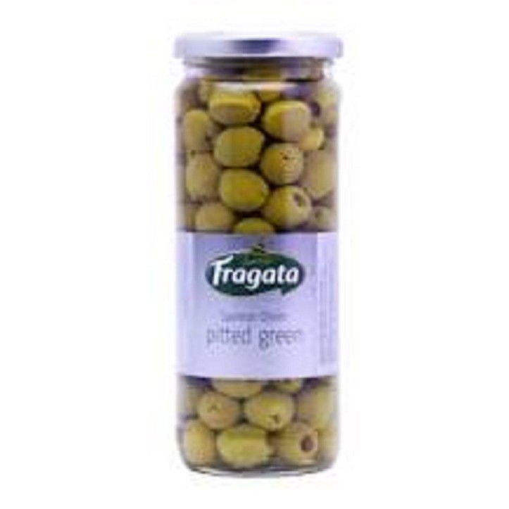 Olive xanh Fragata trái nhỏ nguyên hạt – lọ 283/450g