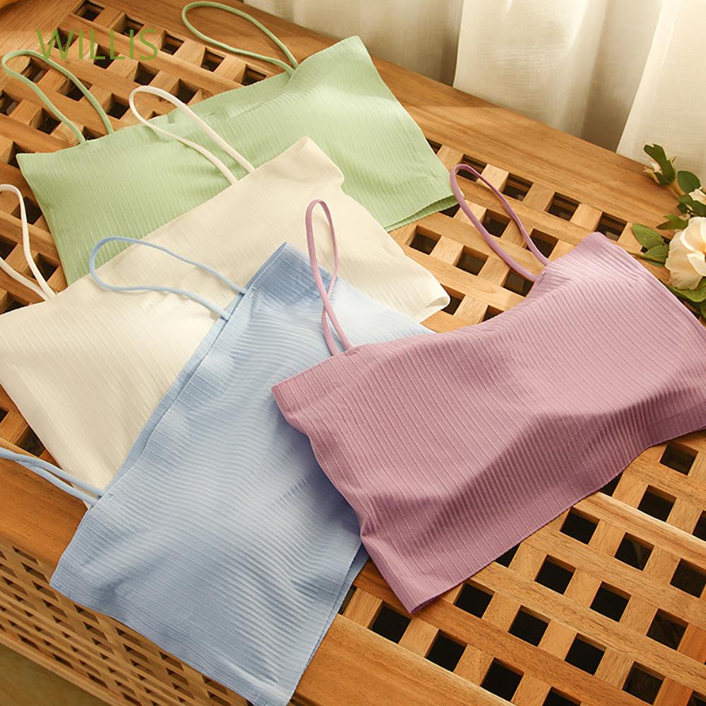 Áo Hai Dây Có Mút Đệm Ngực Thời Trang Gợi Cảm Cho Nữ