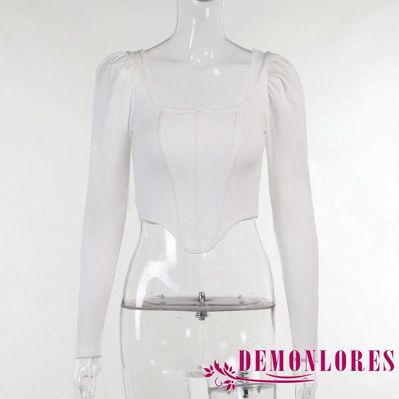 Áo nữ dáng lửng tay dài màu sắc trẻ trung thời trang