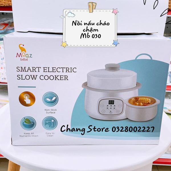 [Bảo Hành Chính Hãng] Nồi Nấu Chậm Đa Năng 2 in 1 Moaz Bé Bé - MB030