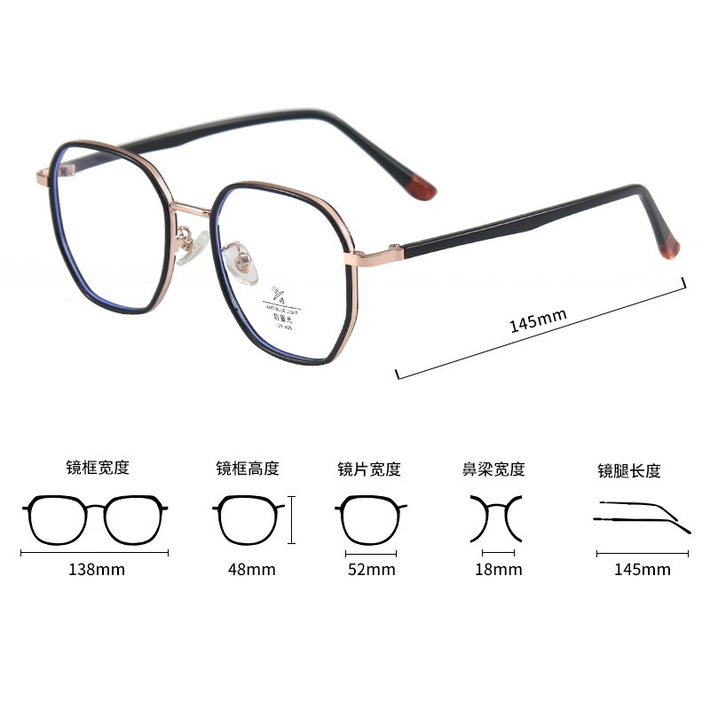 Gọng Kính Tròn Thời Trang Cho Nam Nữjz2325 | BigBuy360 - bigbuy360.vn