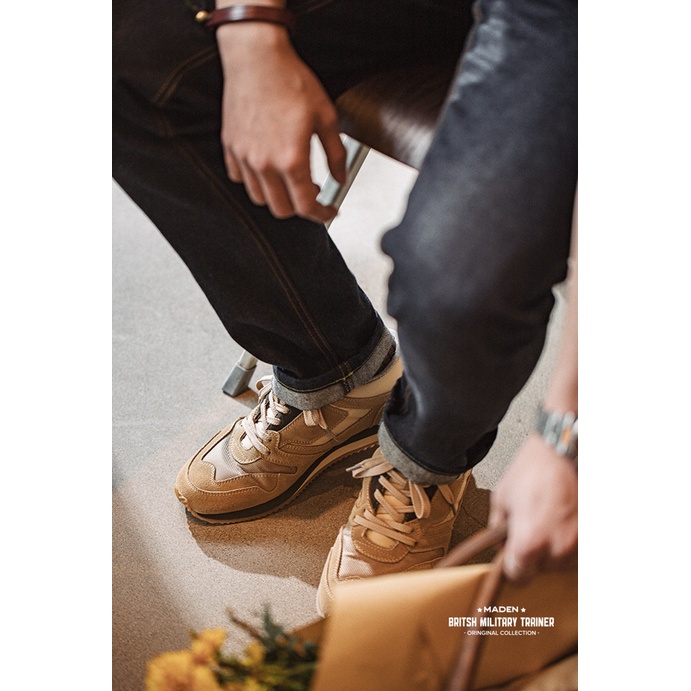Giày thể thao Maden cổ thấp phong cách 1960s kiểu Anh Quốc cổ điển mới 2022 cho nam