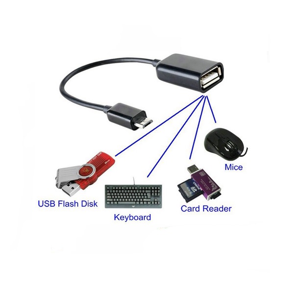 Cáp kết nối Otg đầu Micro Usb loại tốt
