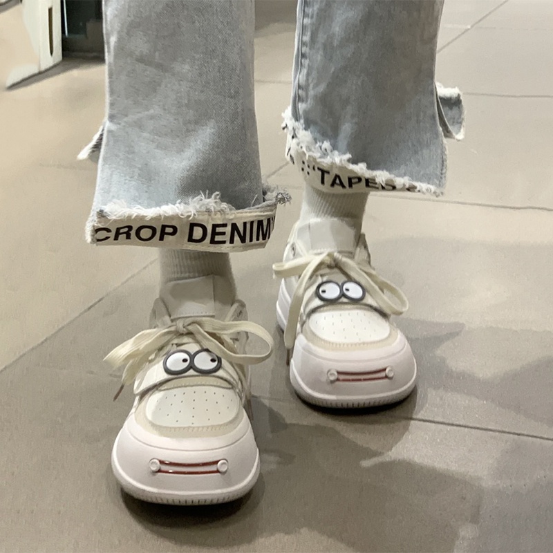 Giày thể thao nữ đôi mắt to G5917 phong cách năng động cá tính sneaker cute dễ thương thiết kế Ulzzang kèm ảnh thật