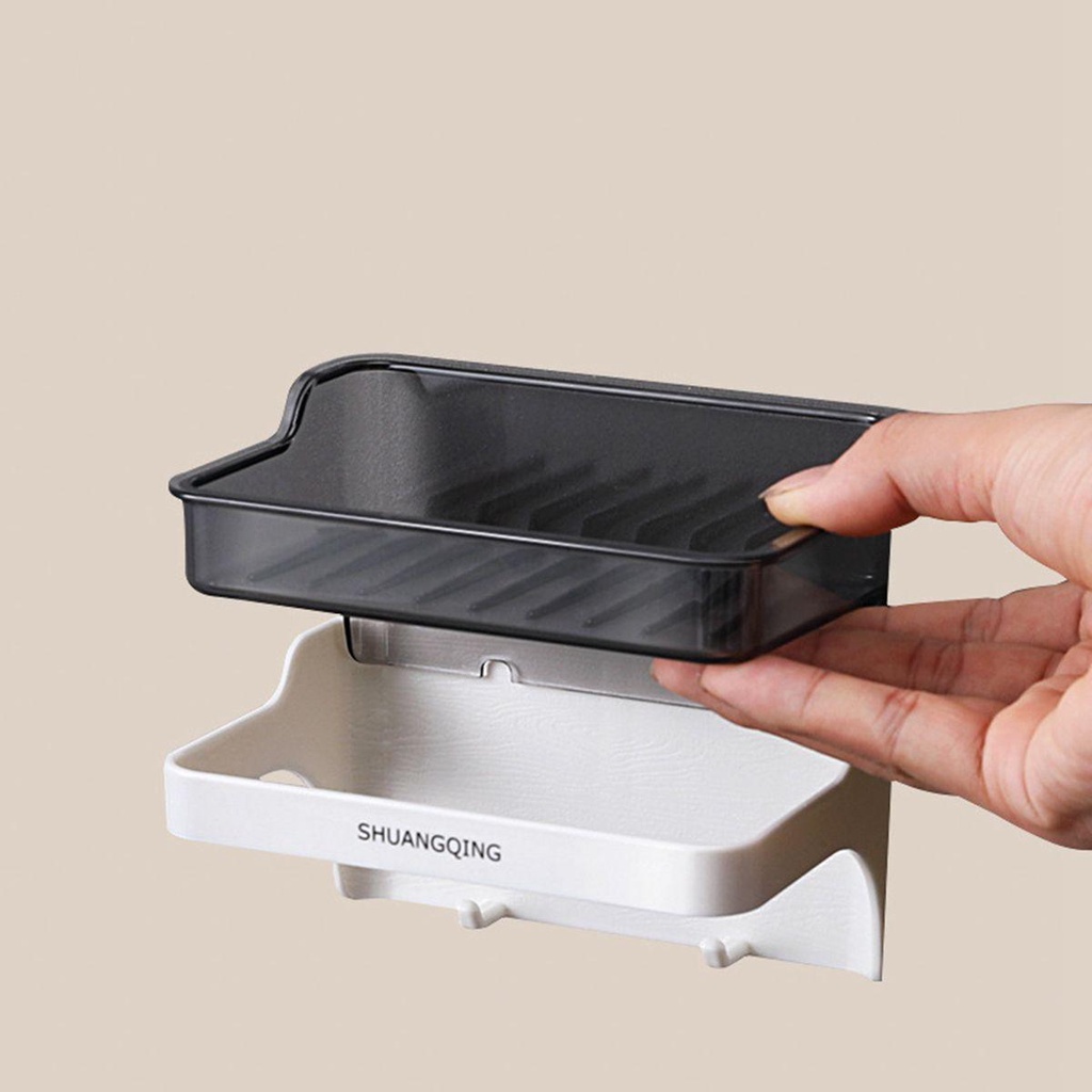 Khay Đựng Xà Phòng Gắn Tường Không Cần Khoan