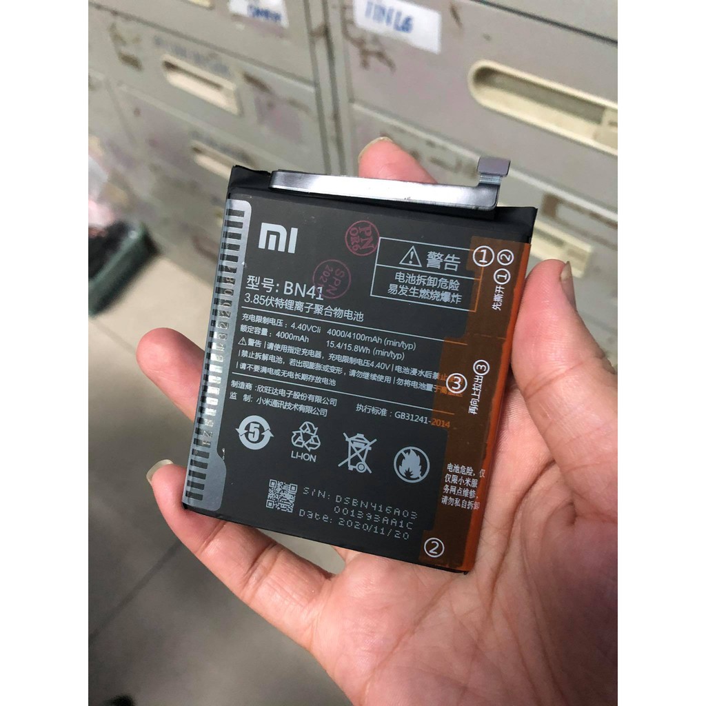 ""Pin Xiaomi Redmi Note 4 BN41""Zin Hãng Dung Lượng 4000mah Chuẩn Pin Xài Tốt