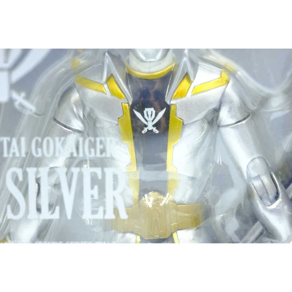 Mô hình SHF Gokai Silver Chính Hãng Bandai S.H.Figuarts Kaizoku Sentai Gokaiger Siêu nhân bạc