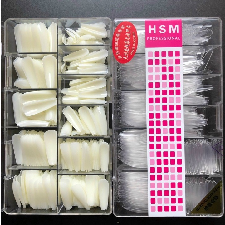 Móng úp HSM các fom: thang , vuông , nhọn