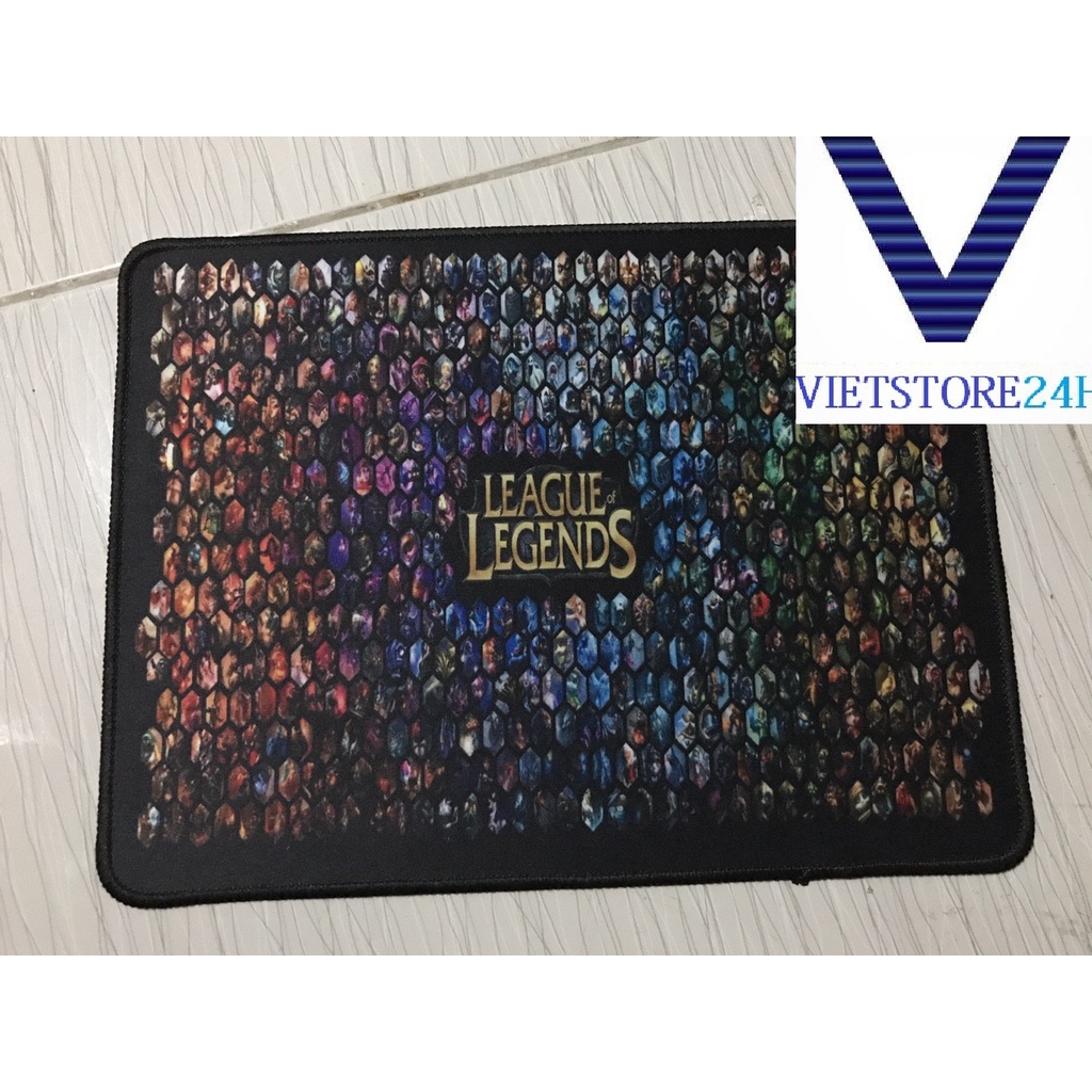 LÓT CHUỘT LIÊN MÌNH HUYỀN THOẠI 32CMX24CM X4 LY KHÂU VIỀN