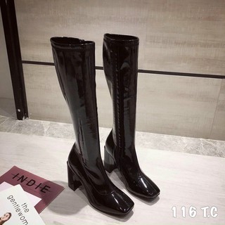 Boot đùi da bóng gót trụ mới nhất 2022