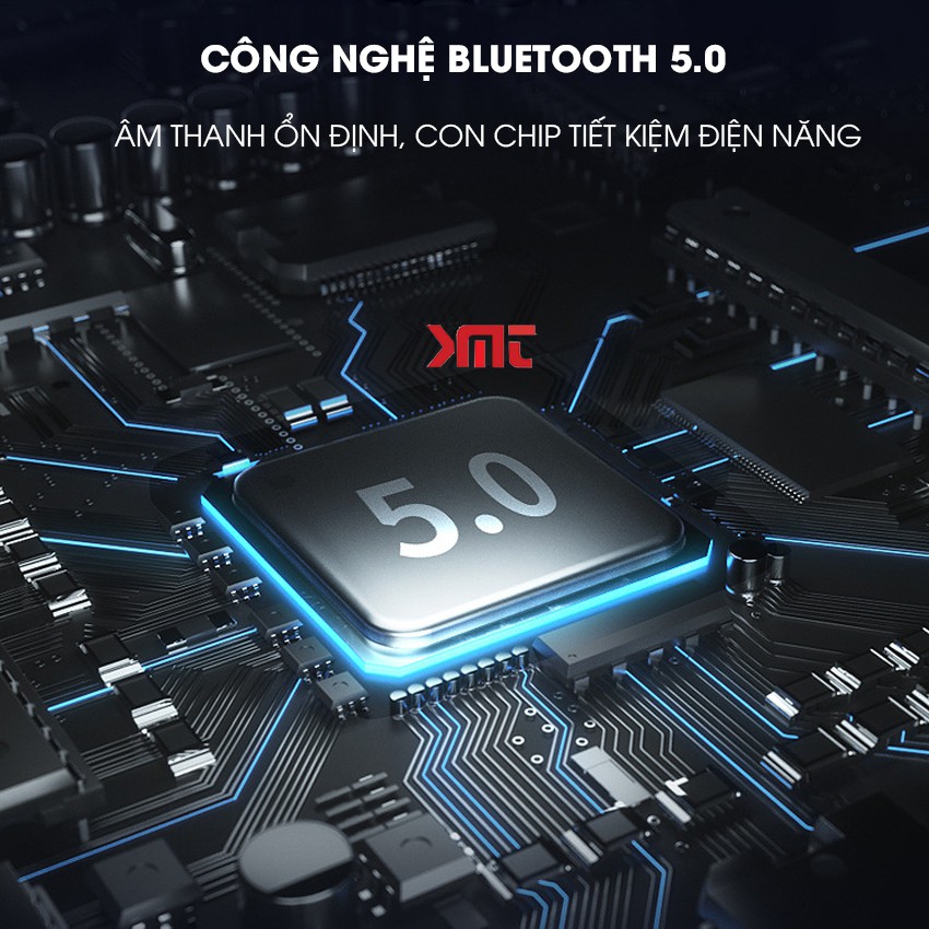 Tai nghe bluetooth không dây 5.0 gaming đàm thoại mini chống nước IPX5 hiển thị led số phần trăm pin TNBT11 KMT Store