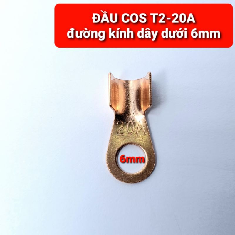 Achun.vn - BỘ 10 ĐẦU COS NỐI DÂY T2-20A/SC2.5-6/SC4-5