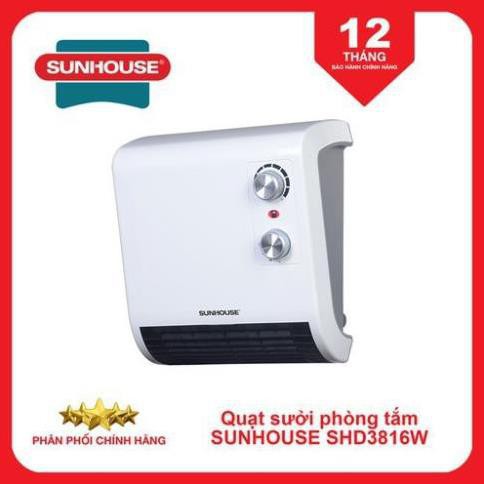 Quạt sưởi phòng tắm Sunhouse SHD3816W