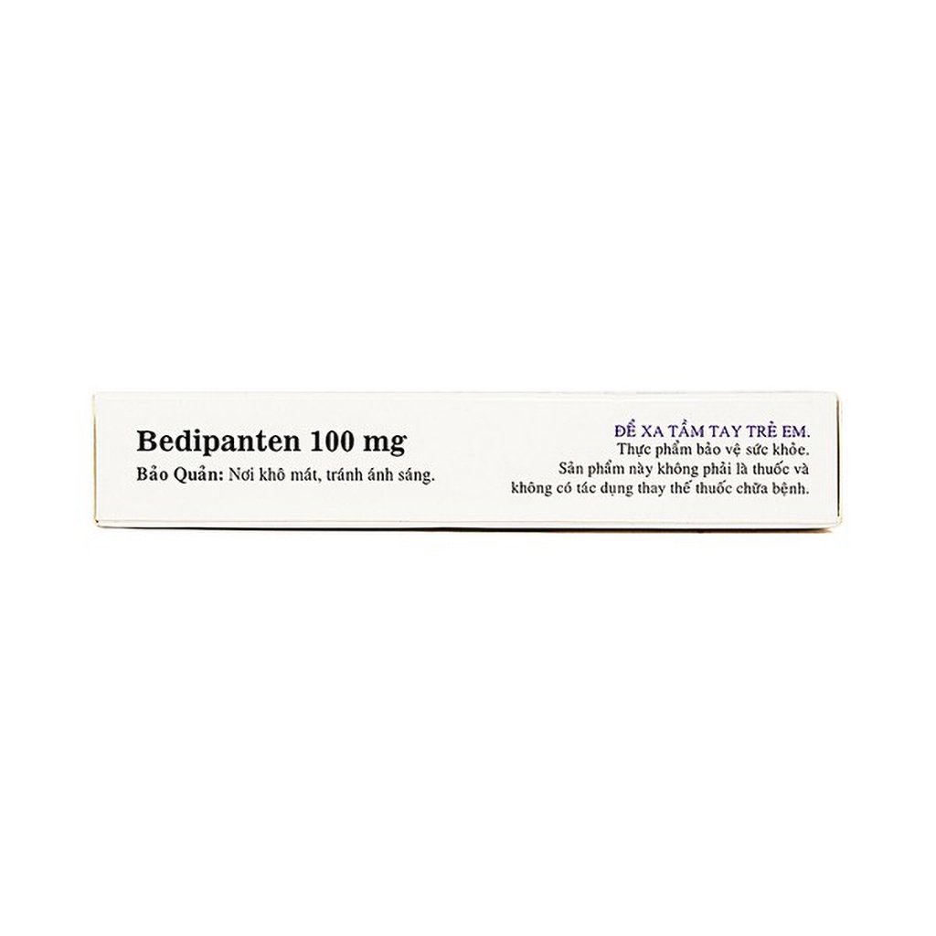 Viên uống, Viên ủ tóc BEDIPANTEN 100mg - Bổ sung vitamin B5, hỗ trợ giảm rụng tóc, giảm nhờn