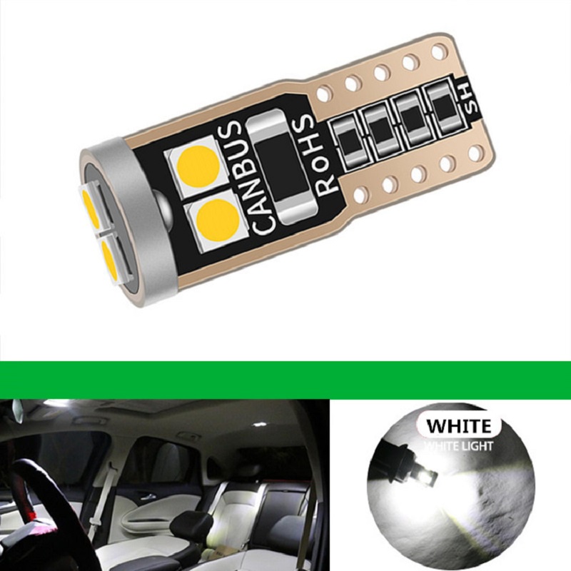 Bộ 2 Đèn LED T10 Canbus W5W 194 168 Cho Xe Hyundai i40 Getz Solaris Accent i30 ix35 Elantra Santa fe