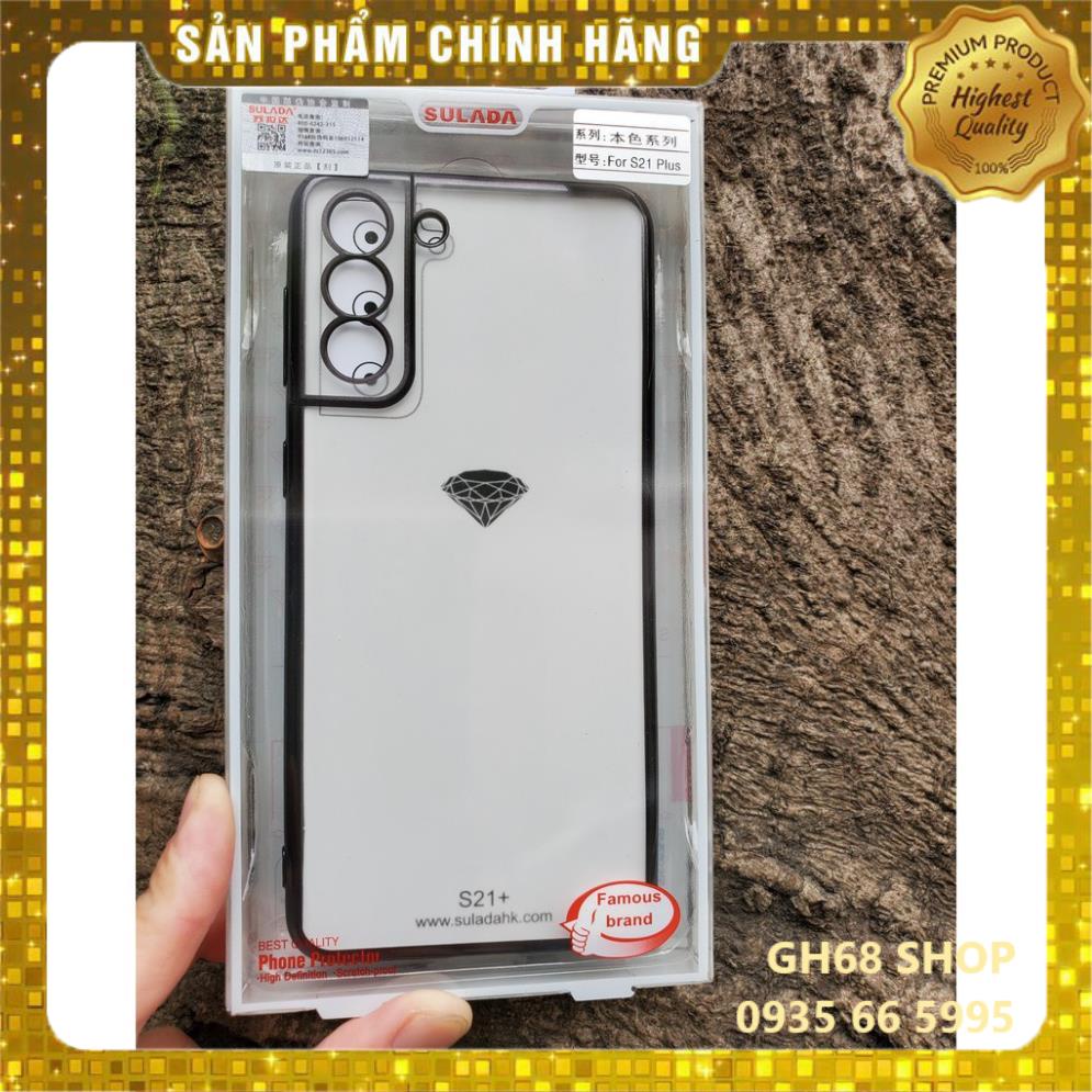 Ốp lưng Sulada nhám viền màu Samsung S21, S21 Plus, S21 Ultra - Chính Hãng SULADA