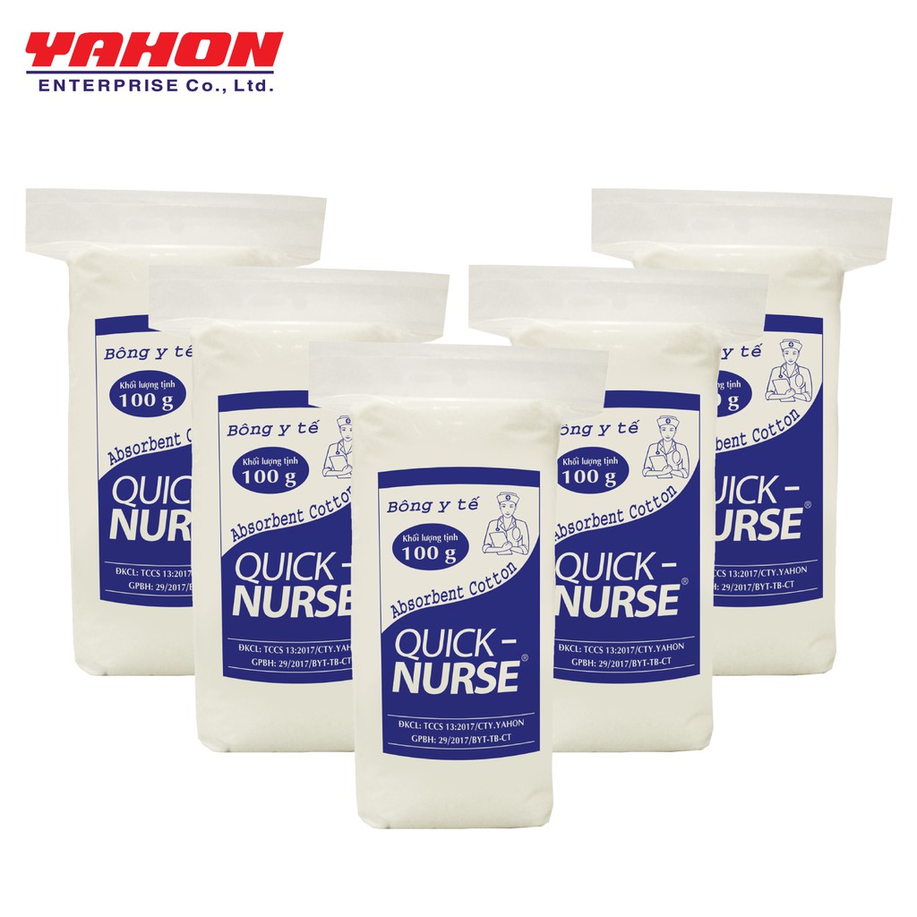 Bông y tế Quick Nurse 100 gram