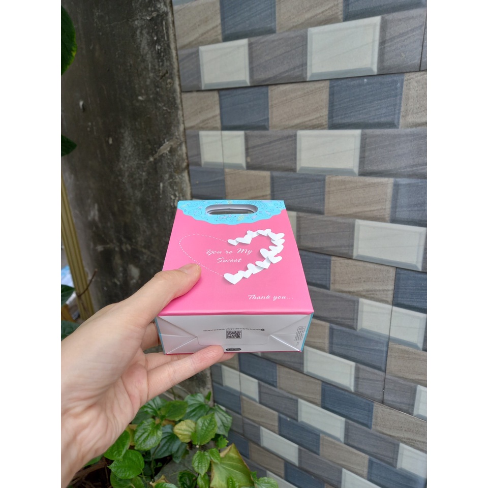 50 cái - Túi giấy nắp gấp mini đựng son môi quà tặng mỹ phẩm nhỏ = Mẫu số 17