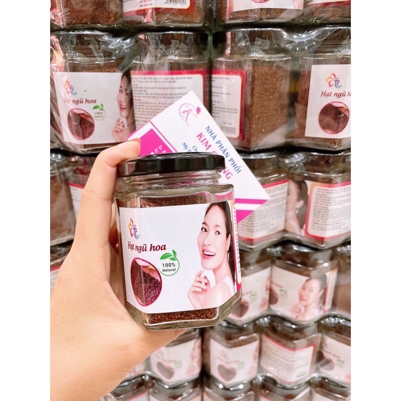 Hạt ngũ hoa (Hạt đình lịch) đắp mặt nạ hủ 150g