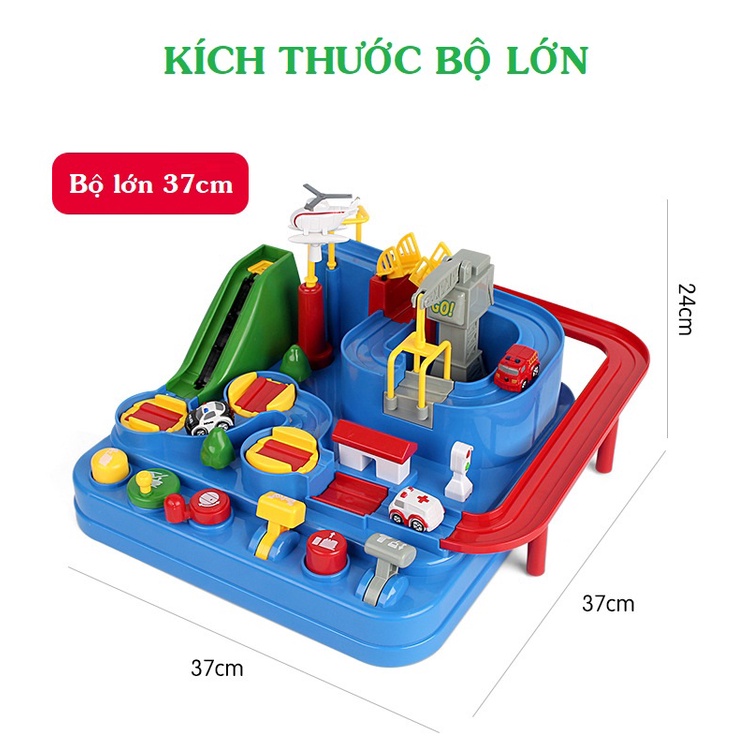 Đồ chơi ô tô đường đua phiêu lưu phát triển tư duy cho bé bộ cỡ lớn - ảnh sản phẩm 4