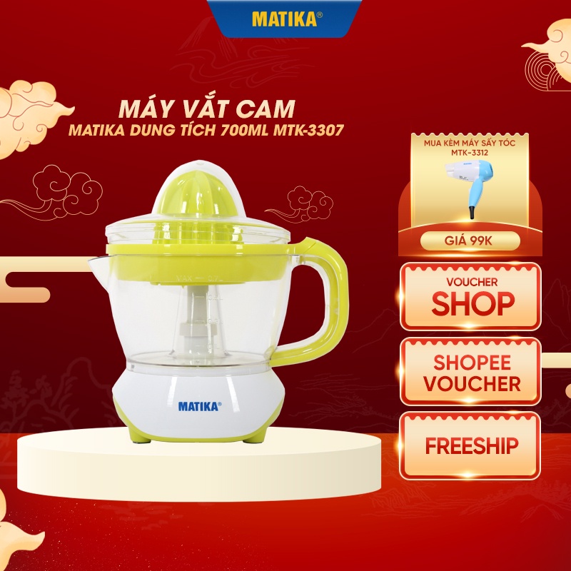 Máy Vắt Cam MATIKA Dung Tích 700ml MTK3307