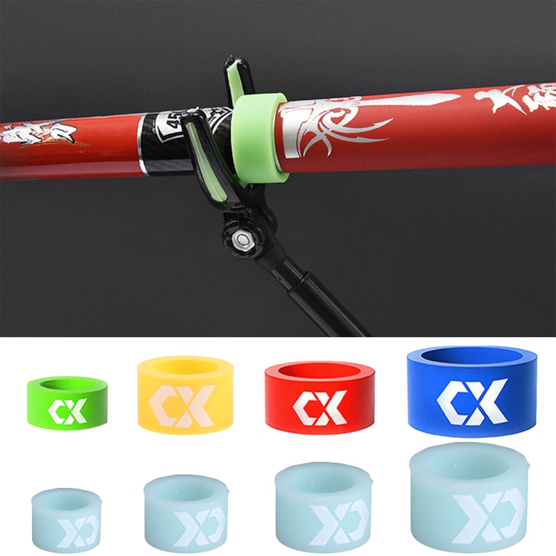 Vòng Silicone Tròn Gắn Cần Câu Cá Chống Trượt Tiện Dụng