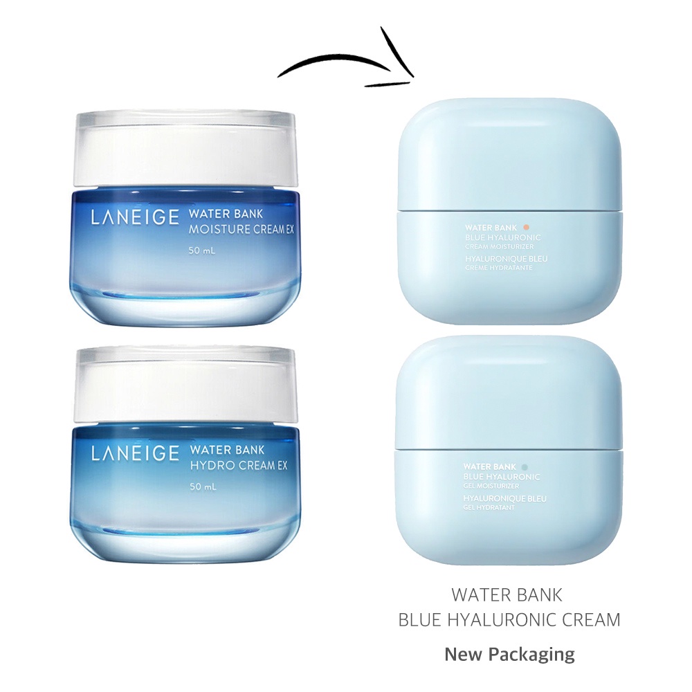 LANEIGE Water Bank Blue Hyaluronic Cream Kem Dưỡng Da 50ml Chứa Hyaluronic Acid