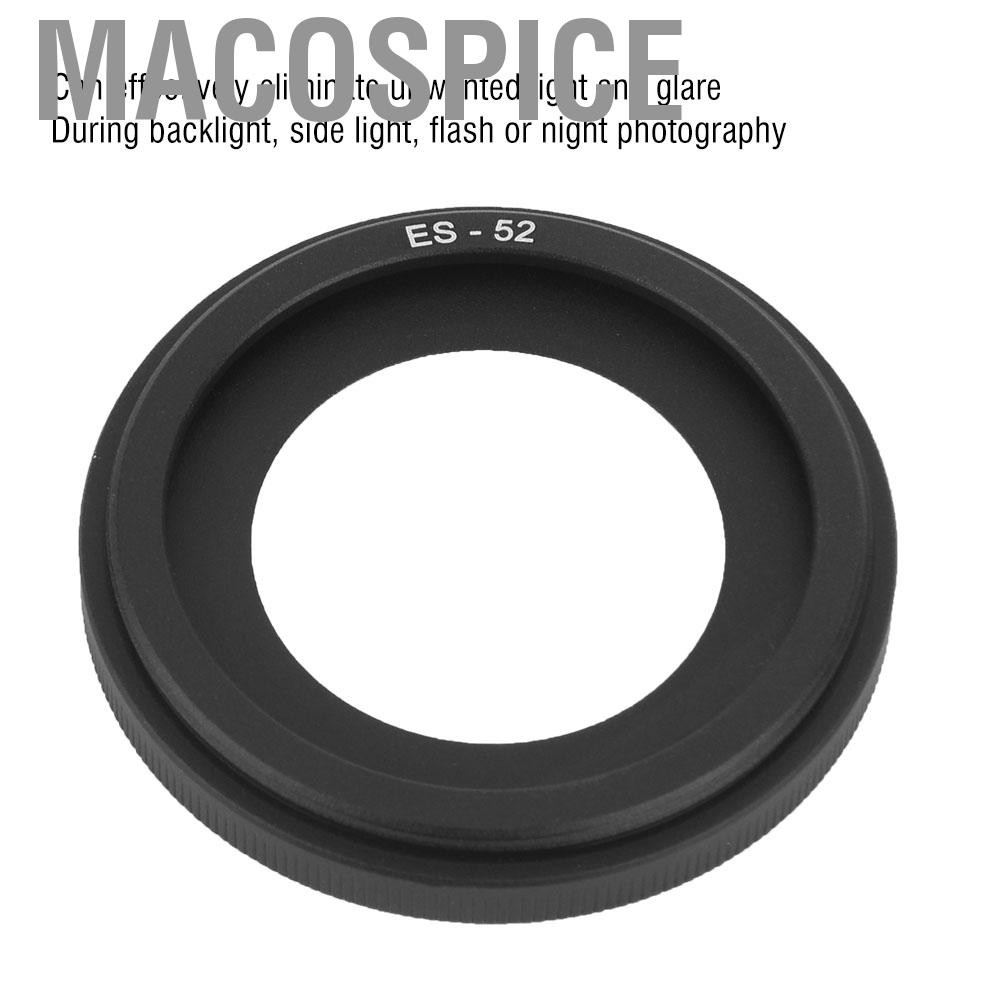 Loa Che Nắng Macospice Es-52 Cho Máy Ảnh Canon Ef 40mm F / 2.8 Stm Ef-S 24mm