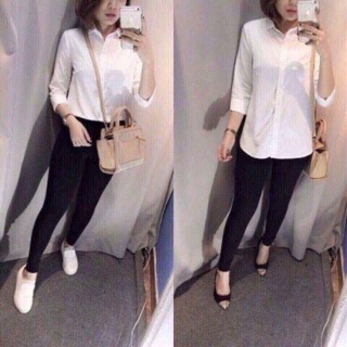 Áo sơ mi dài tay chất thô lụa cực đẹp