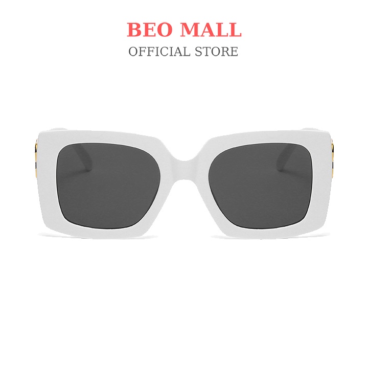 Kính râm nữ vuông to BEOMALL thiết kế cá tính và mạnh mẽ KT050