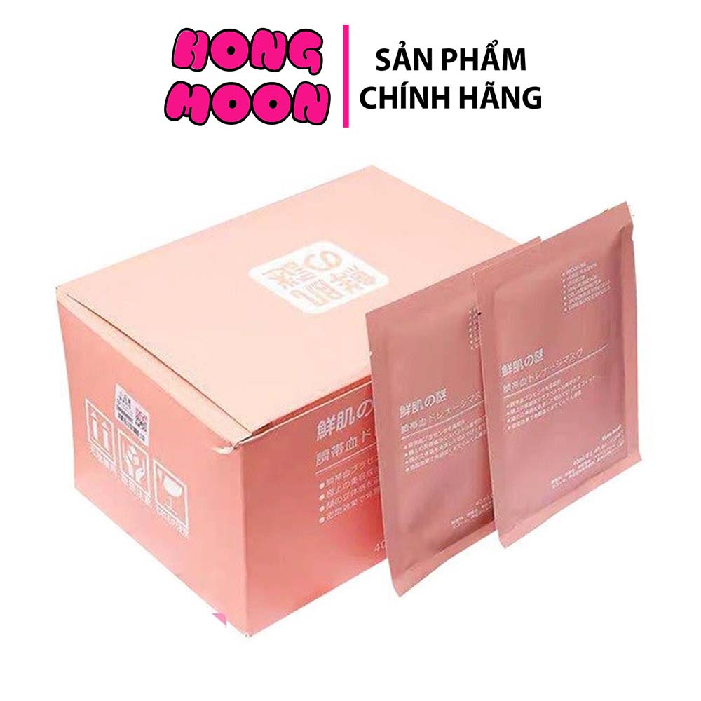 Hộp 50 Miếng Mặt Nạ Nhau Thai Tế Bào Gốc Nhật Bản