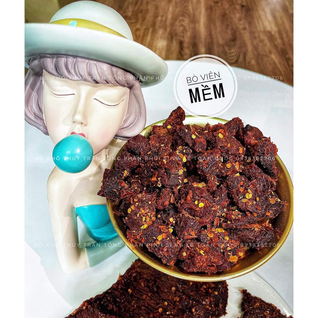 khô bò viên hồng ngự hũ 250gr thơm ngon đậm vị | BigBuy360 - bigbuy360.vn