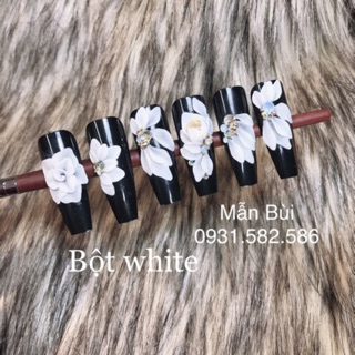 Bột white siêu dẻo hũ 30g.100g, bột trắng làm hoa