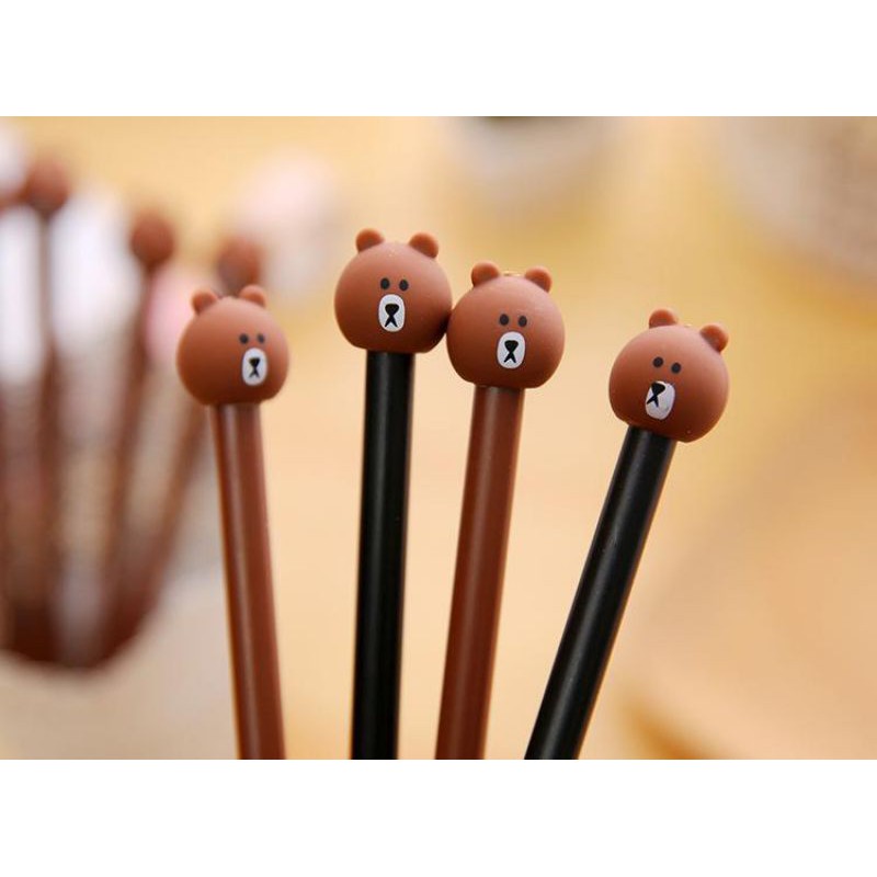 Bút Gấu Brown Mực Gel