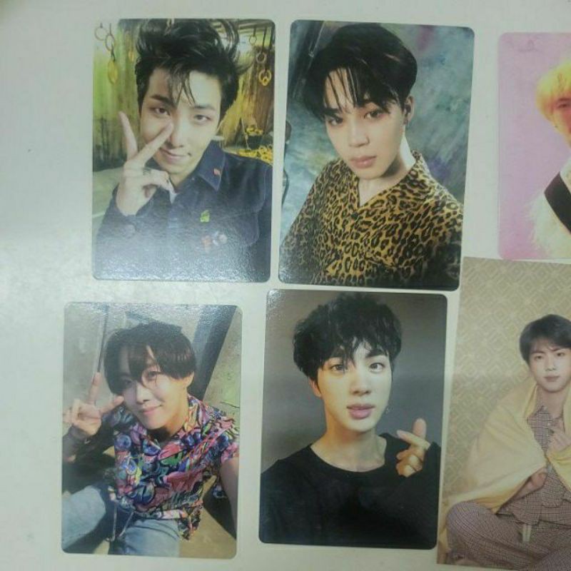 [OFFICIAL] Card album BTS Jin J-hope RM map of the soul, love yourself, card bomb