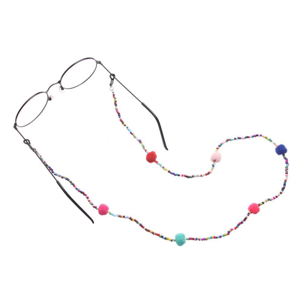 WATTLE Dây Giữ Mắt Kính Gắn Bóng Lông Cho Nam Nữ Giá Đỡ