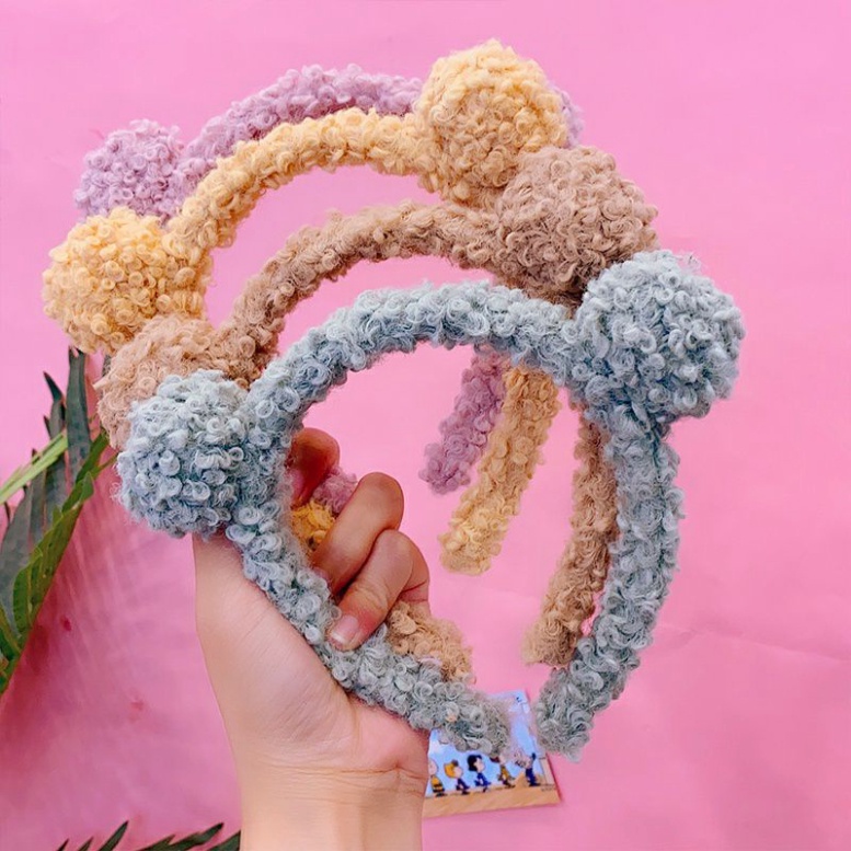 LẺ 1 CÁI | BỜM LÔNG CỪU TAI GẤU SIÊU CUTE CHO BÉ YÊU | VIDEO THẬT| SHOP BEECOW