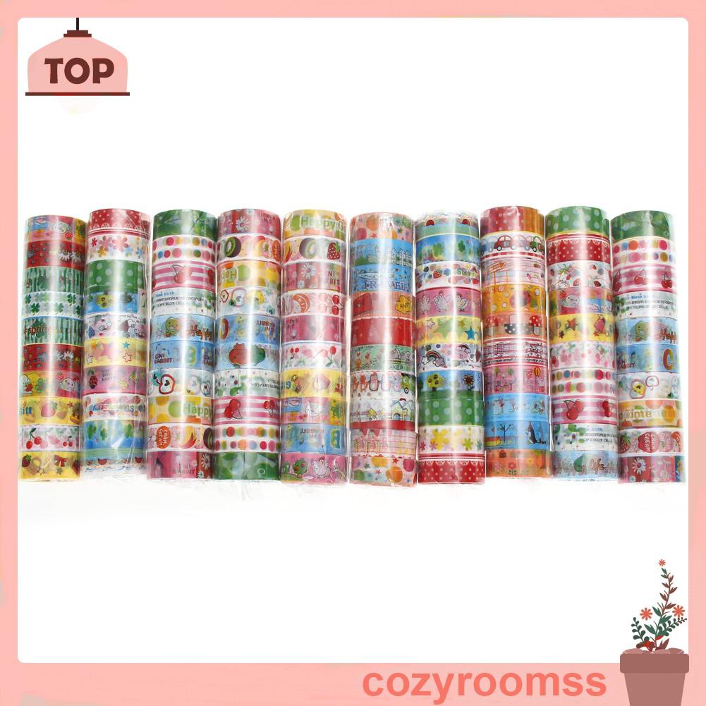 Cozyroomss 10pcs 1.5cmx2.5m Paper Tape