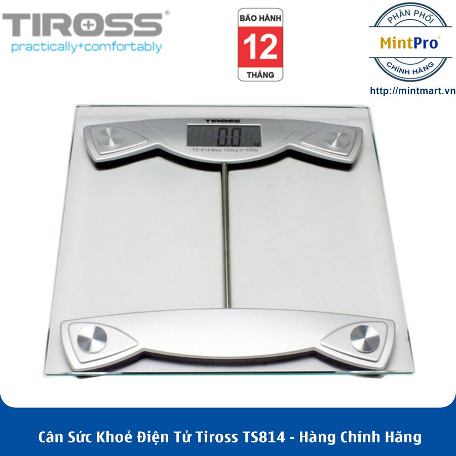 Cân Sức Khoẻ Điện Tử Tiross TS814 - Hàng Chính Hãng