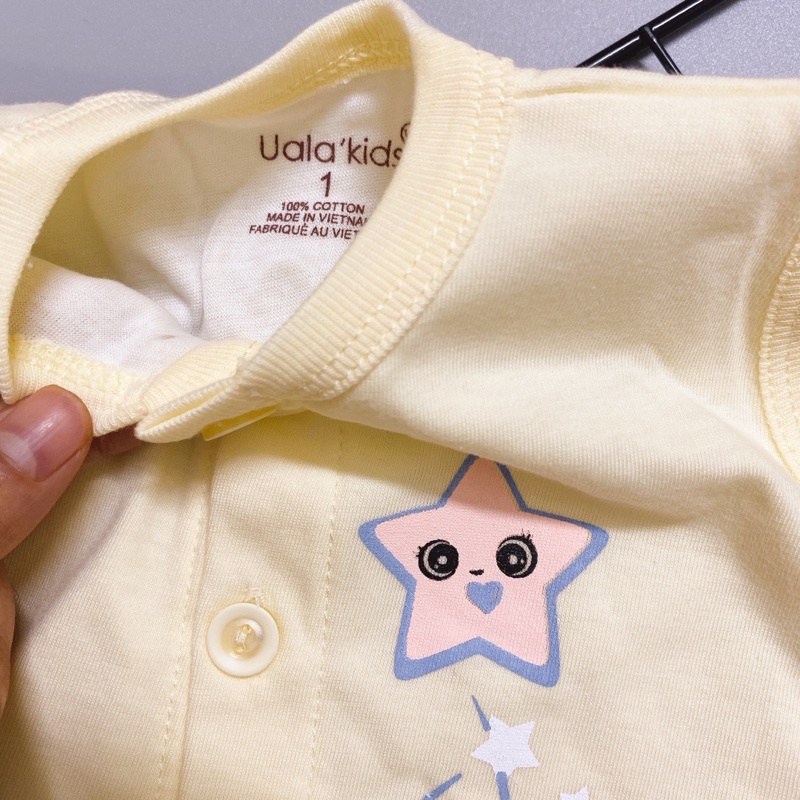 Gile 2 lớp cotton Uala Kids cho bé