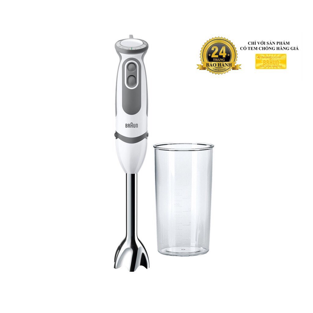 Máy xay cầm tay và sục cháo Braun MQ3000 Smoothie